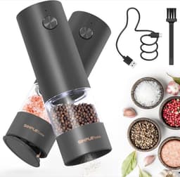 SIMPLETASTE SIMPLETASTE Salz- und Pfeffermühlen-Set USB-C