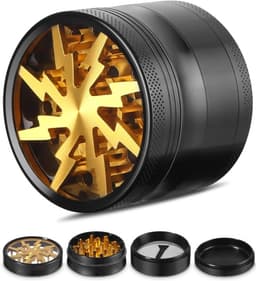 Soulpala Grinder 63 mm Zinklegierung Gold