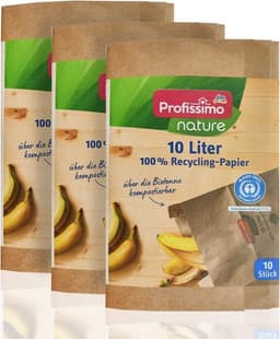 Profissimo Profissimo Altpapier-Kompostbeutel 10 L (30 Stück)