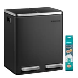 SONGMICS 2×15 L Softclose tintenschwarz