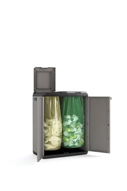 Keter Keter Split Basic Recyclingschrank 2×110 L