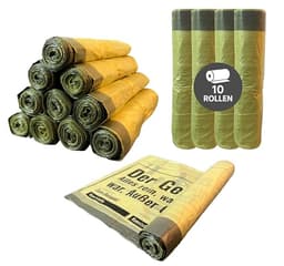 mucHome mucHome Gelber Sack 90 L HDPE 15 µ, 130 Stück