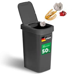Novaliv Novaliv Kunststoff-Eimer 50 L 2in1