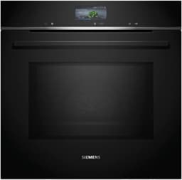Siemens Siemens iQ700 Smarte Einbau-Backofen 60 x 60 cm Schwarz Edelstahl HM736GAB1