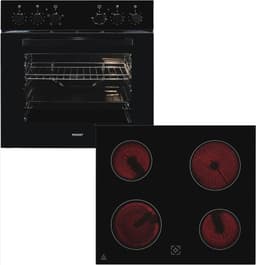 Exquisit Exquisit EHE246-020-Set Einbauherd-Set, Glaskeramik