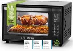 Minibackofen mit Drehspieß – Testsieger Stillstern Minibackofen 45 l