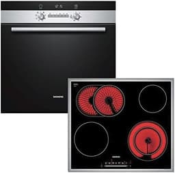 Siemens Siemens-Herdset + Glaskeramik ET645FN17E, 62 l