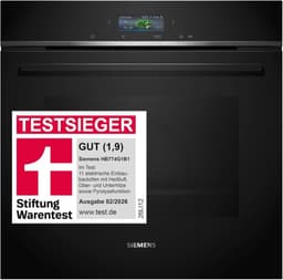 Siemens-Backofen – Testsieger Siemens HB774G1B1, iQ700, Einbau-Backofen 60 x 60 cm