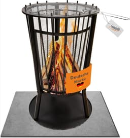NATIV NATIV/Lemodo Feuerkorb mit Grillgitter