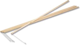 folia folia Laternenstab Holz 60 cm (5 Stück)