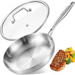 LOLYKITCH LOLYKITCH Edelstahl Bratpfanne 20 cm mit Deckel
