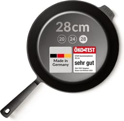 STUR Gusseisenpfanne 28 cm