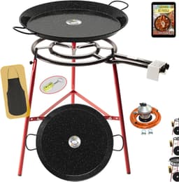 COMBOI COMBOI Paella-Set 50 cm + emaillierte Pfannen 60/42 cm