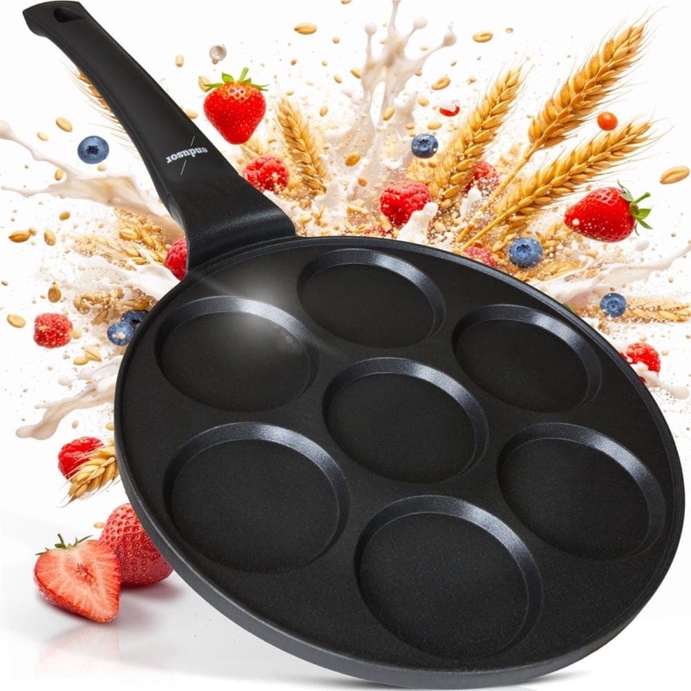 endusor Pancake Pfanne 7 Mulden Ø26 cm