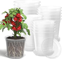 MENGBEI Transparent 20er mit Untersetzer