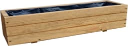 FKL Schmaler Blumenkasten D6 90 cm Eiche