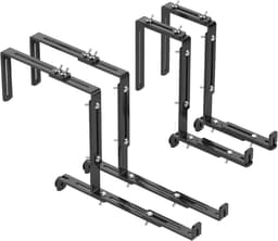 Bamworld Bamworld 4x Blumenkastenhalter Schwarz
