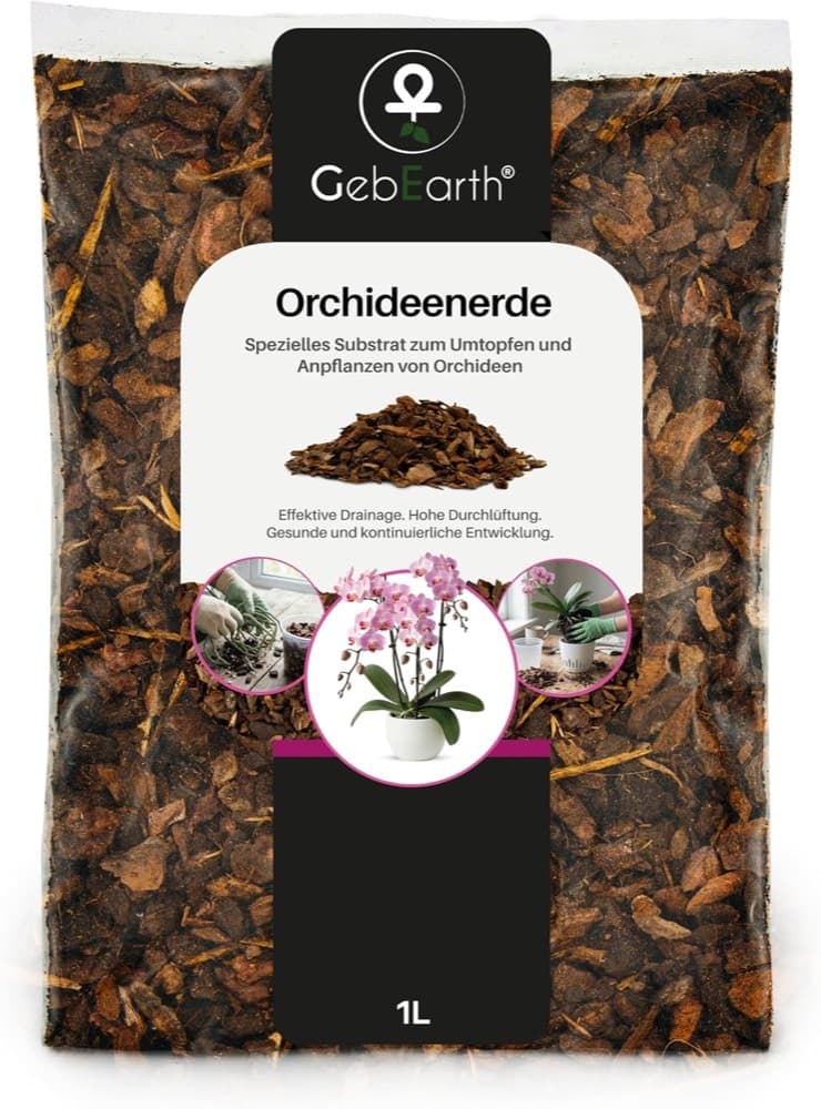 GebEarth Orchideenerde 1 l