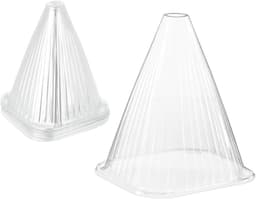 Relaxdays Relaxdays Pflanzenhut 24 Stück transparent PVC