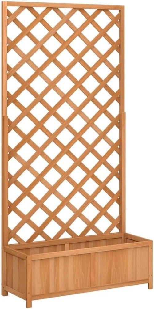 vidaXL Pflanzkübel mit Spalier Tanne 90×35×180