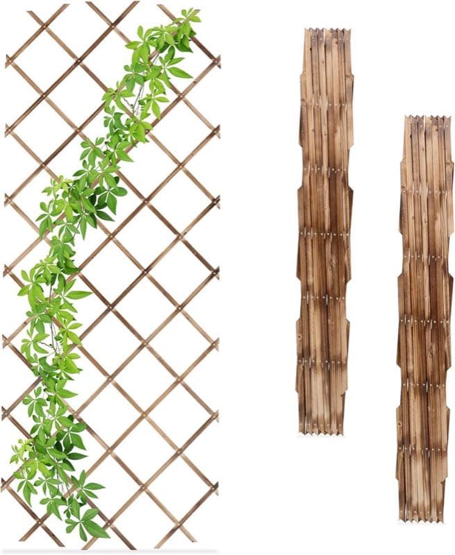 Relaxdays Rankgitter 3er Set 180×90 cm