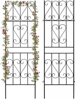 Thealyn Thealyn Garten-Rankgitter 180×53 cm, 2er-Set