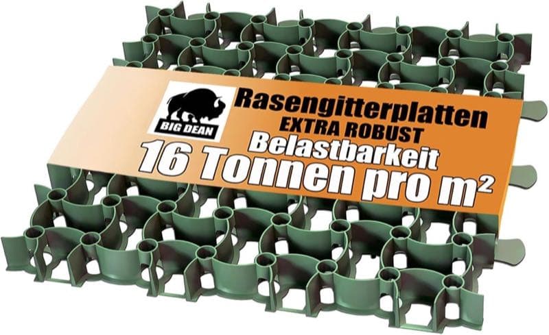 BigDean 50 Rasengitter 50×50 cm grün 12,5 m²