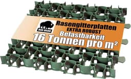 BigDean BigDean 50 Rasengitter 50×50 cm grün 12,5 m²
