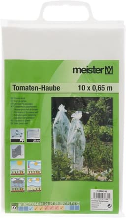 Meister Meister Tomatenfolien-Haube 10 × 0,65 m PE gelocht