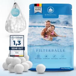 Birkental Birkental Filterbälle 700 g mit Wäschenetz