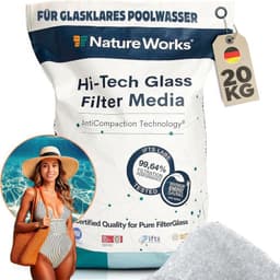 Nature Works / poolomio Filterglas 20 kg (0,6–1,2 mm)