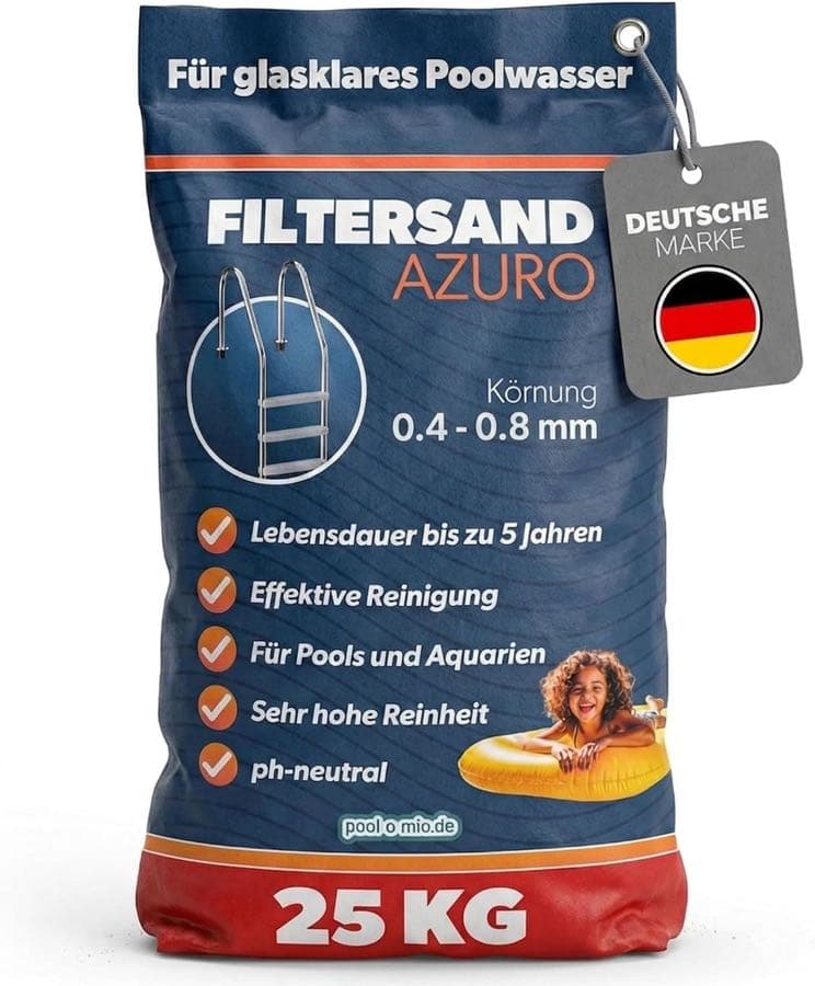 poolomio Filtersand 0,4–0,8 mm