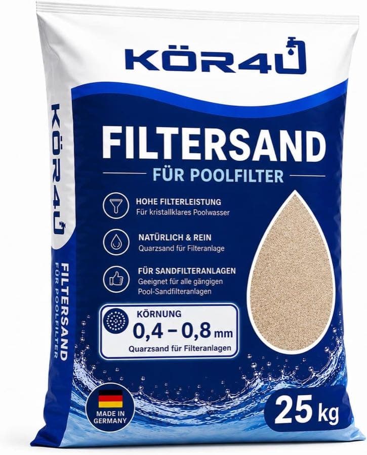 kör4u Filtersand 0,4–0,8 mm