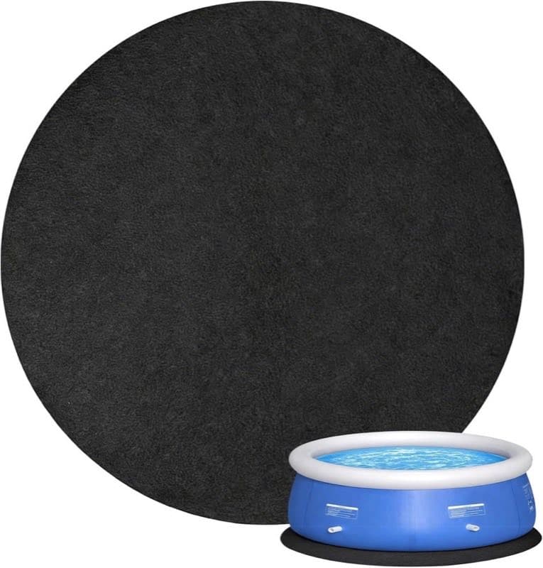 Runde Pool-Bodenmatte Ø4 m