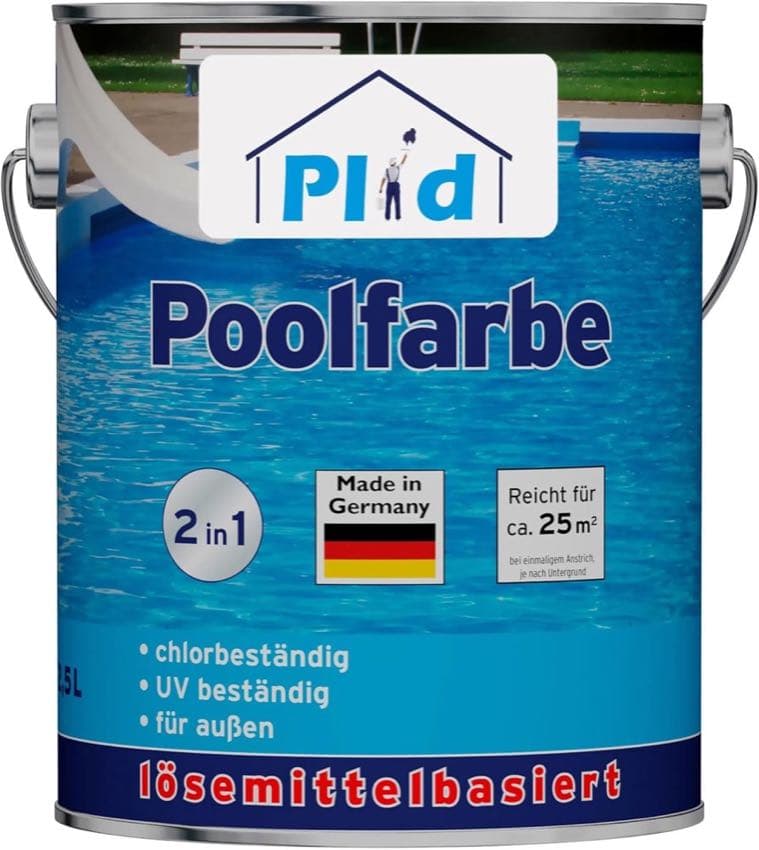 Plid Poolfarbe Poolblau (59,90 €)