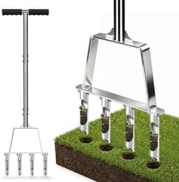 Bsteciar Bsteciar Aerifiziergabel 4 Hohlspoon Edelstahl