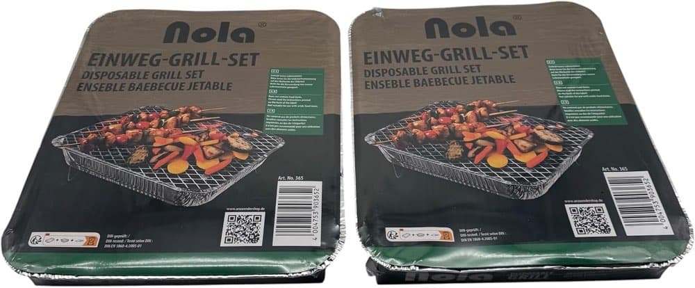 NOLA / KM Firemaker Einweggrill 2er