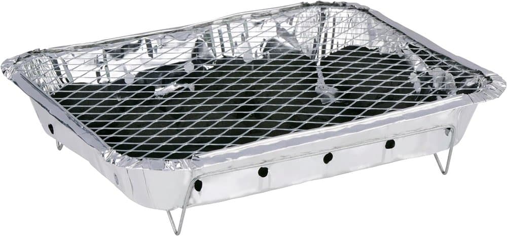Alpina Einweggrill mit Holzkohle