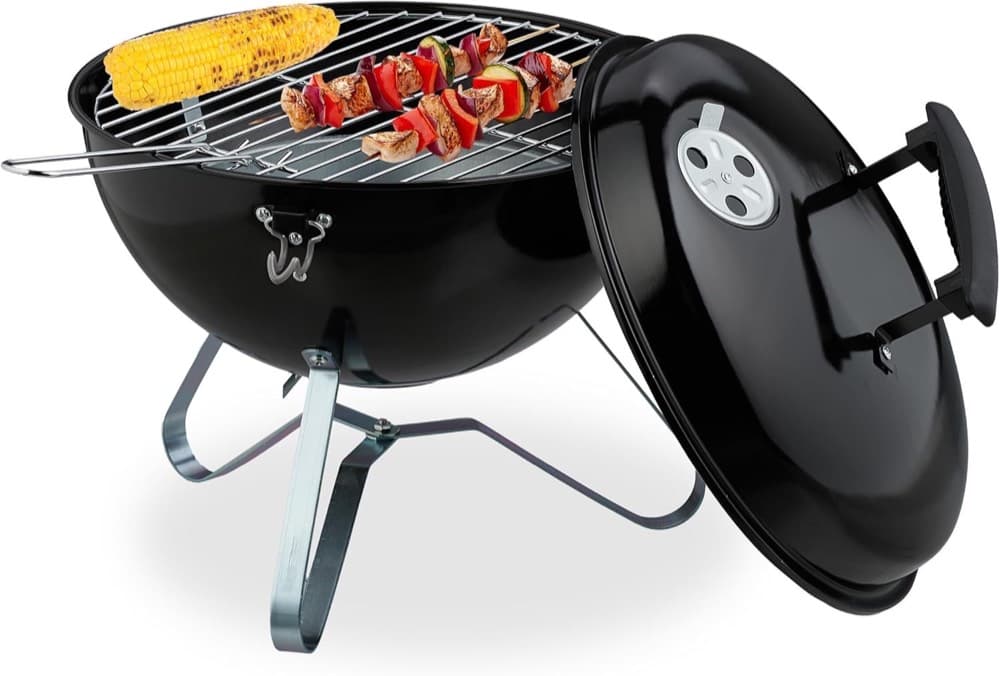 Relaxdays Kugelgrill Ø 37 cm