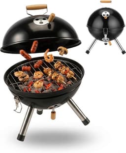 Relaxdays Mini-Kugelgrill Ø 30 cm