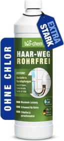Chemischer Rohrreiniger Produktbild - Flüssigkeit zur Auflösung von Verstopfungen