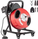 VEVOR Rohrreinigungsmaschine 15m mit Rädern