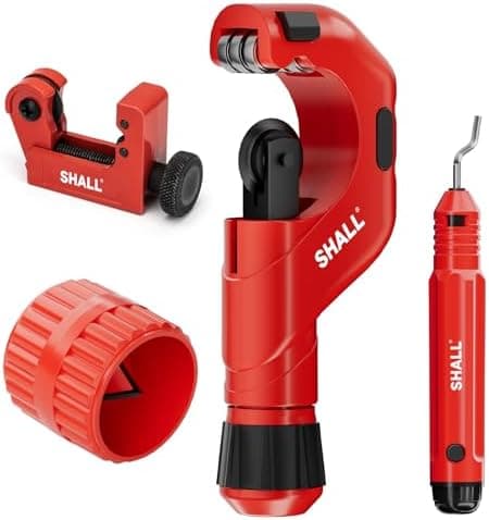 SHALL Rohrabschneider Set 4-in-1 mit Entgratwerkzeugen