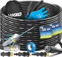 MASKO Rohrreinigungsschlauch Set 15m inkl. Handschuhe