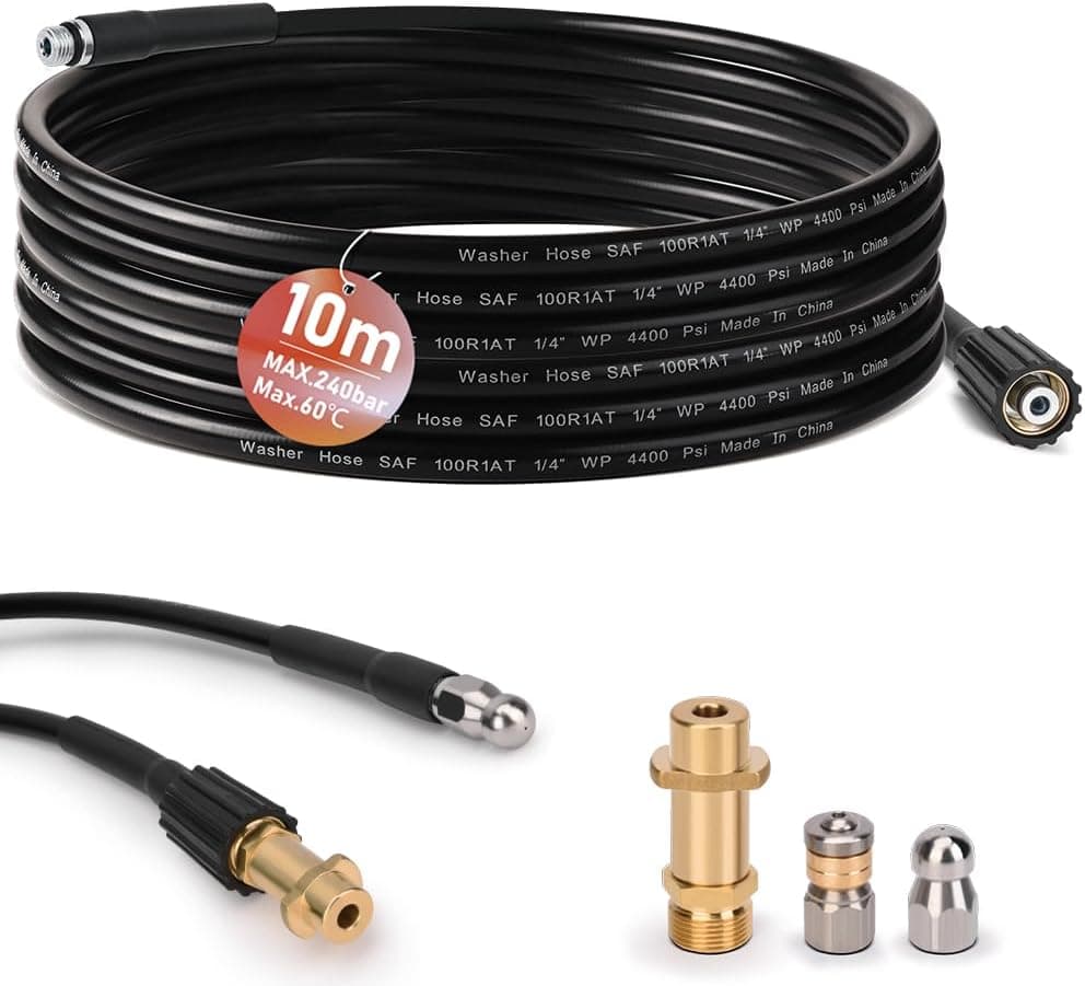 Vrietina Rohrreinigungsschlauch 10m mit M22 Adapter