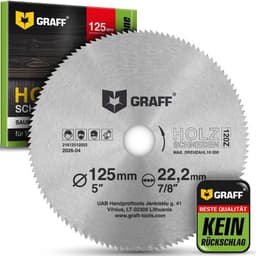 GRAFF Holztrennscheibe 125 mm 120 Zähne