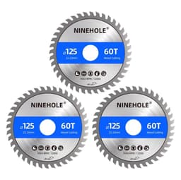 Ninehole 3× Sägeblatt 125 mm 60T