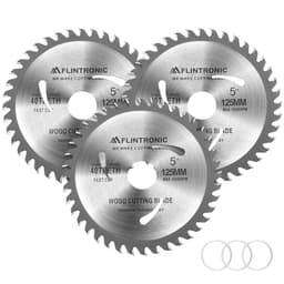 flintronic 3× Sägeblatt 125 mm 40T