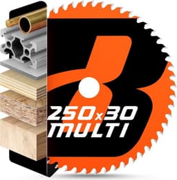 BAUBECK BAUBECK Sägeblatt 250×30 Multi Feinschnitt 80T