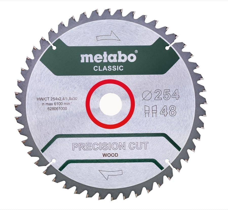 metabo Precision Cut Wood Classic 254×30 Z48